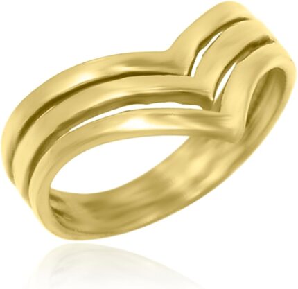 UNIVERSAL 18K Gold Plated Ring Finger Rings - Stacking Fashion Signet Solitaire Spinner Statement Rings Dainty Minimalist Eternity Promise Band Ring